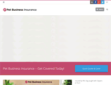 Tablet Screenshot of petbusinessinsurance.co.uk